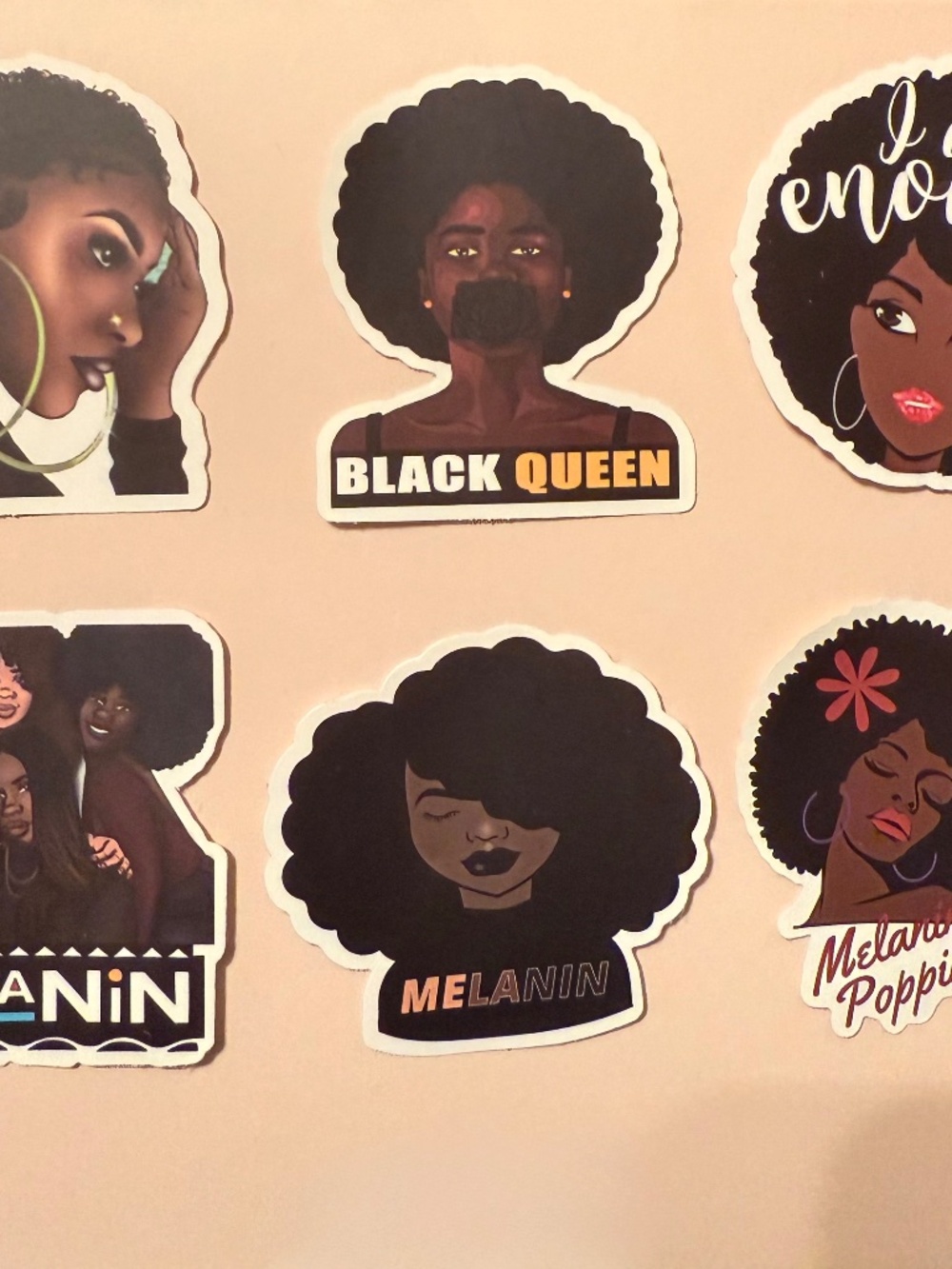 Black Girl Stickers, Afro-American Stickers, Black History, Reggae